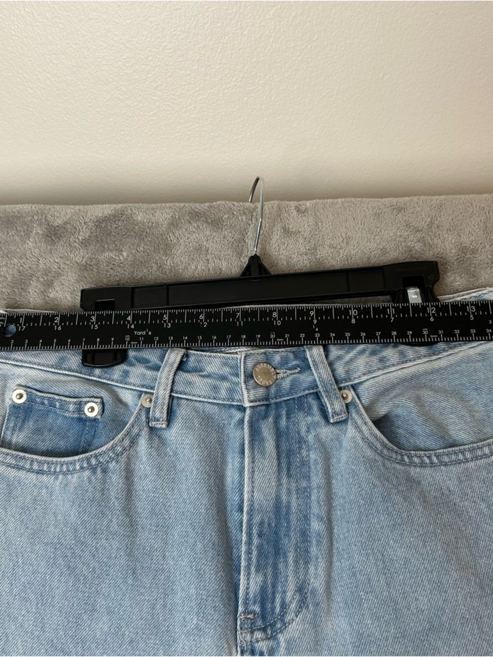 Assembly Label Jeans Straight Relaxed Fit Blue Denim Jeans Women’s Size 8 - Picture 10 of 16